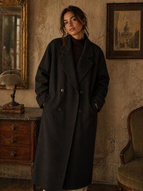 Classic Vintage Overcoat - Dark Green